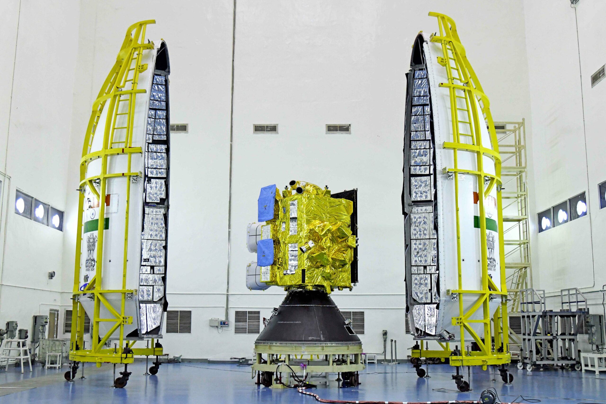 The INSAT-3DS satellite is a follow-on mission of a third-generation meteorological satellite to be placed in geostationary orbit. (X)