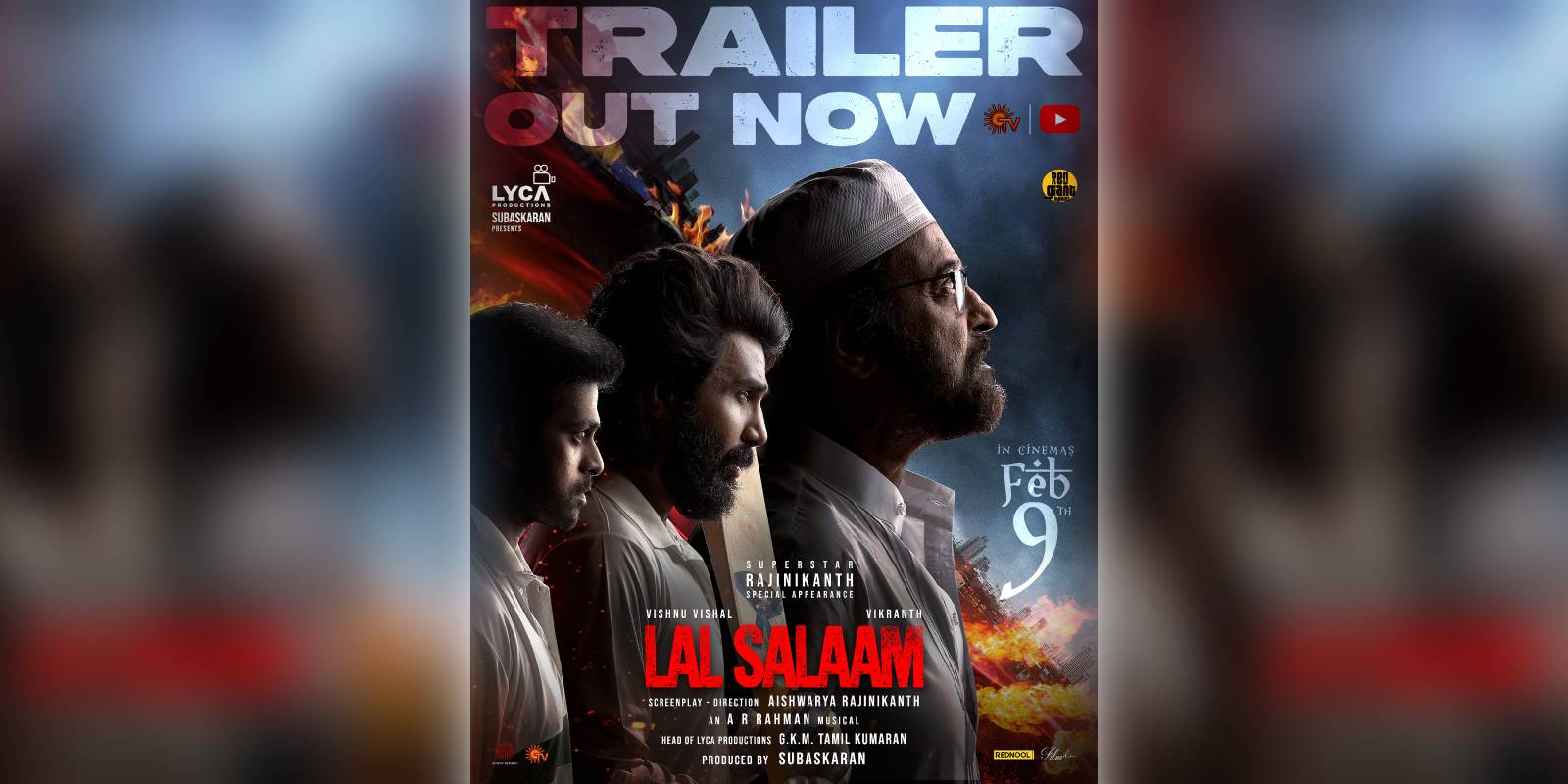 Lal Salaam trailer is out