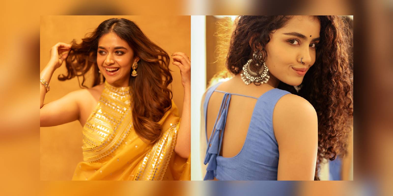 Keerthy Suresh amd Anupama Parameswaran