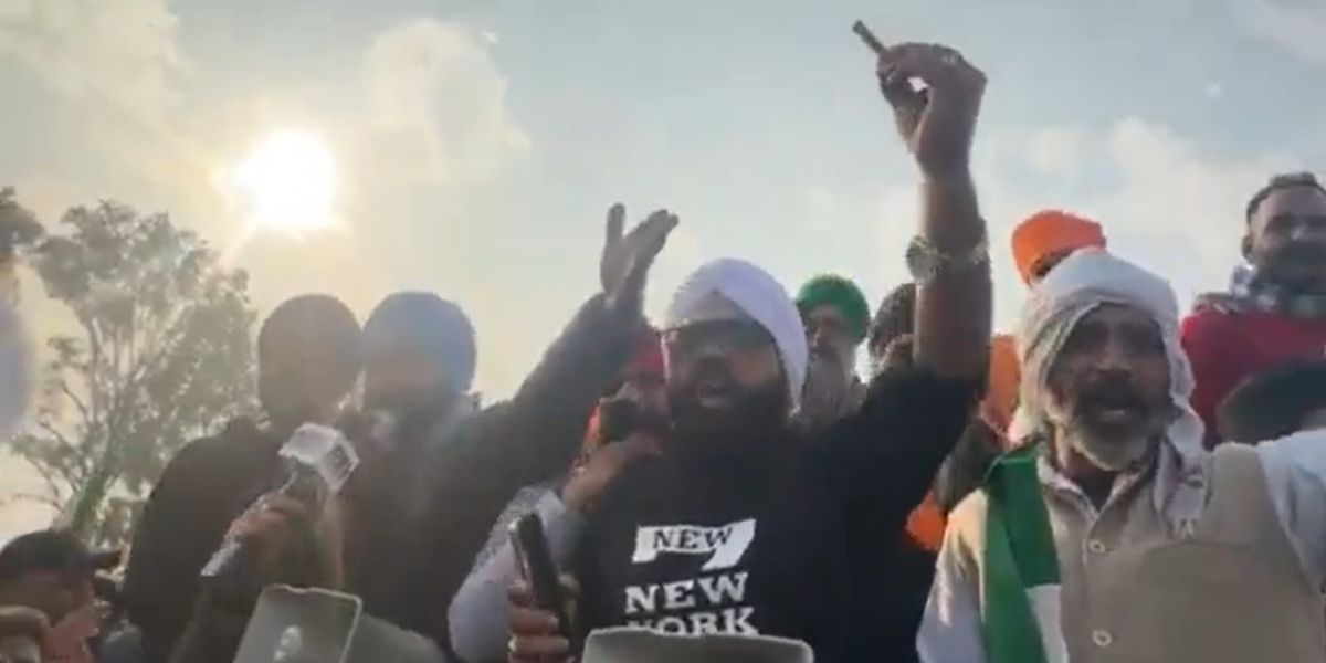 Farmers protest