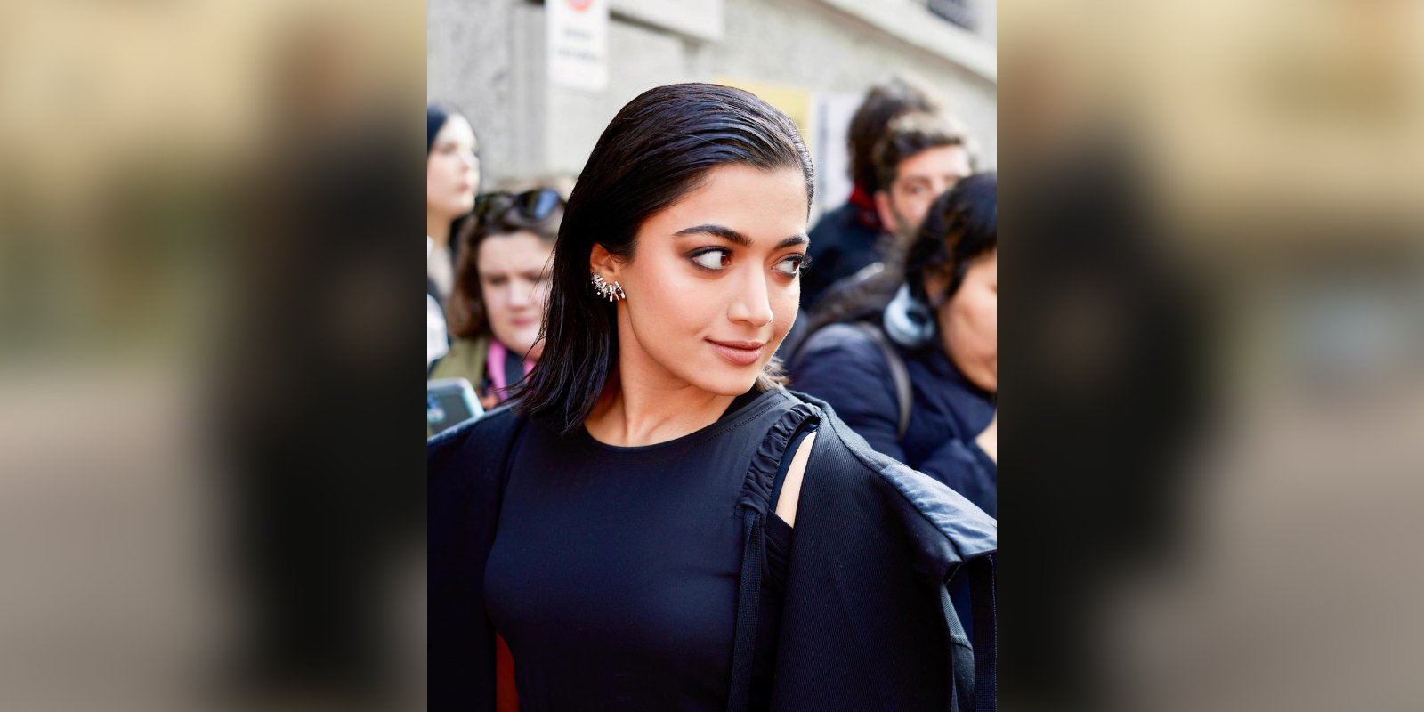 Rashmika Mandanna at Milan Fashion Week Fall 2024