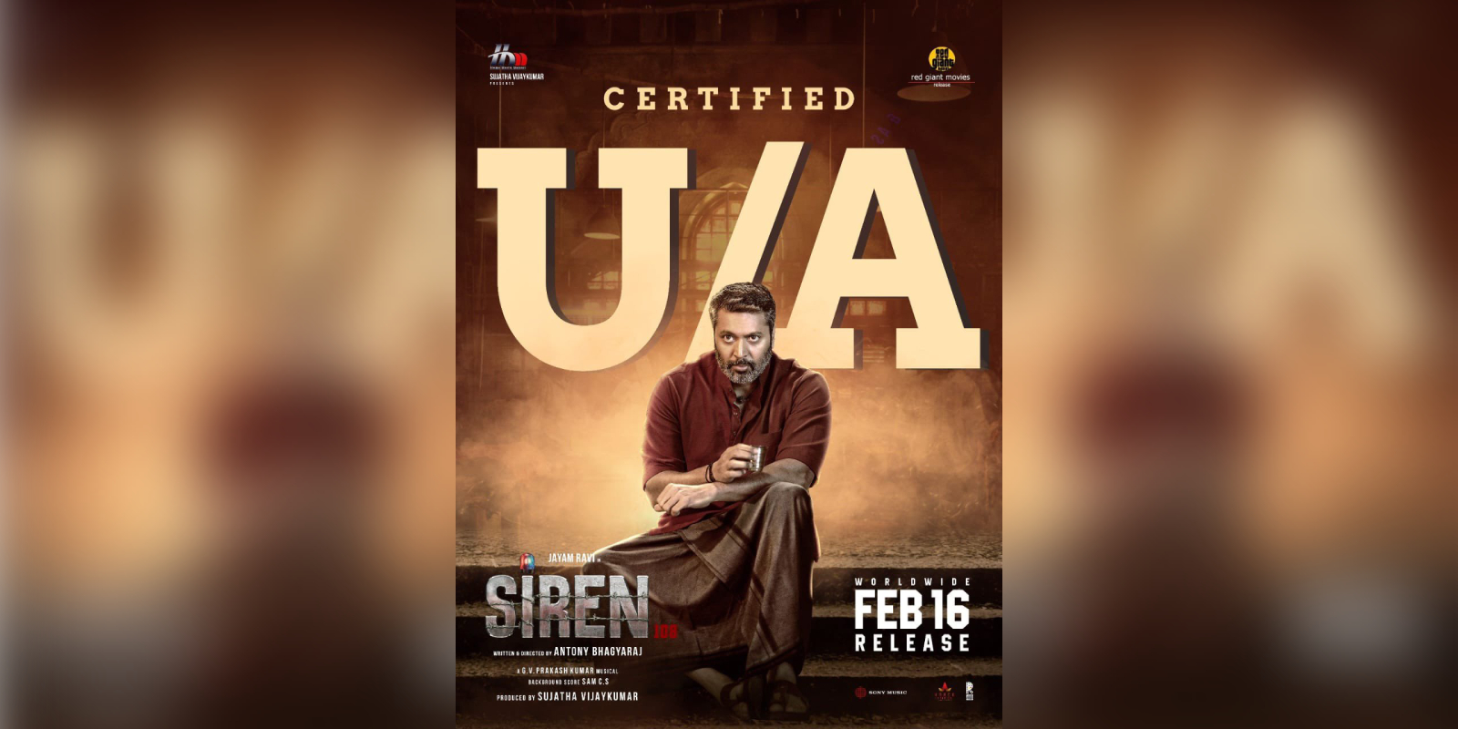 Siren certified U/A by Censor Board
