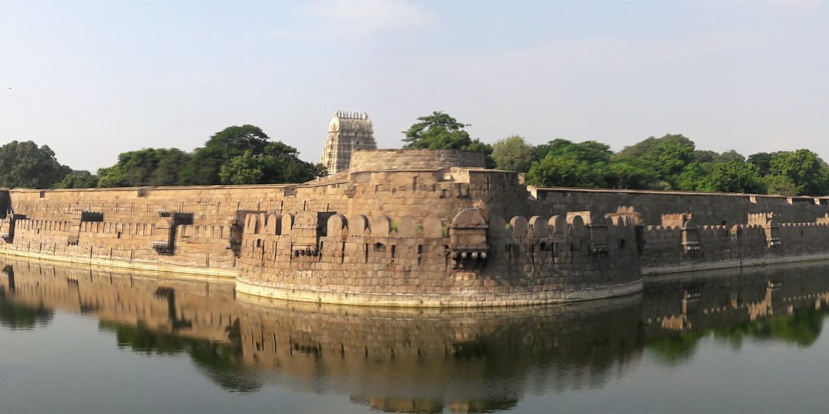 The Vellore Fort was constructed in the 16th century. (By Ssriram mt commons.wikimedia.org)
