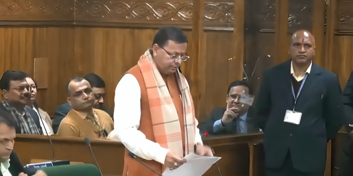 Uttarakhand CM Pushkar Singh Dhami in Assembly