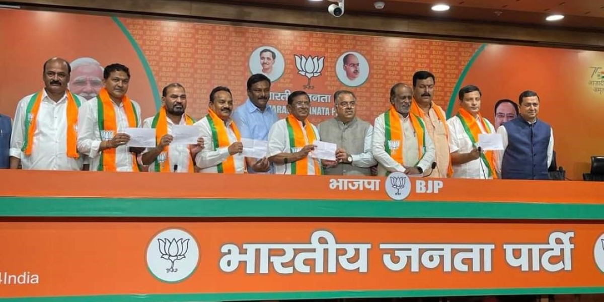 BRS Congress leaders join BJP
