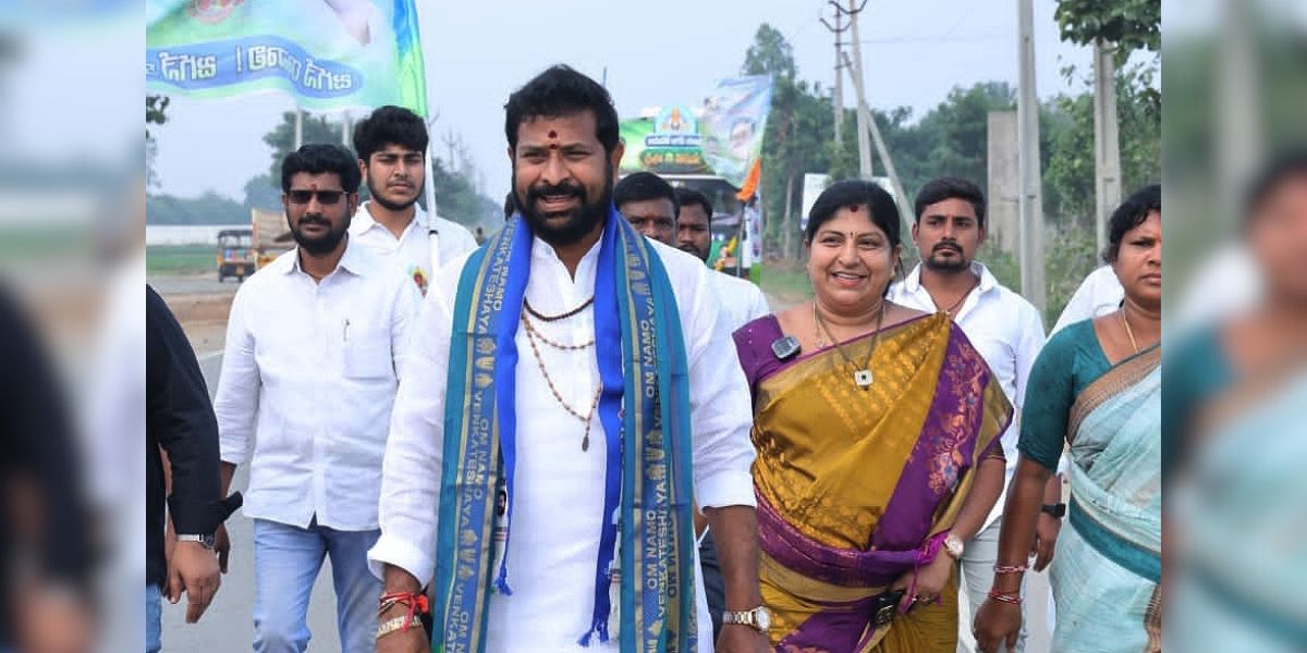 File photo of Sudha Rani with husband Indukuri Raghu Raju