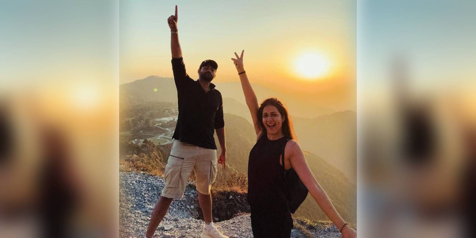 Lavanya Tripathi and Varun Tej on a vacation