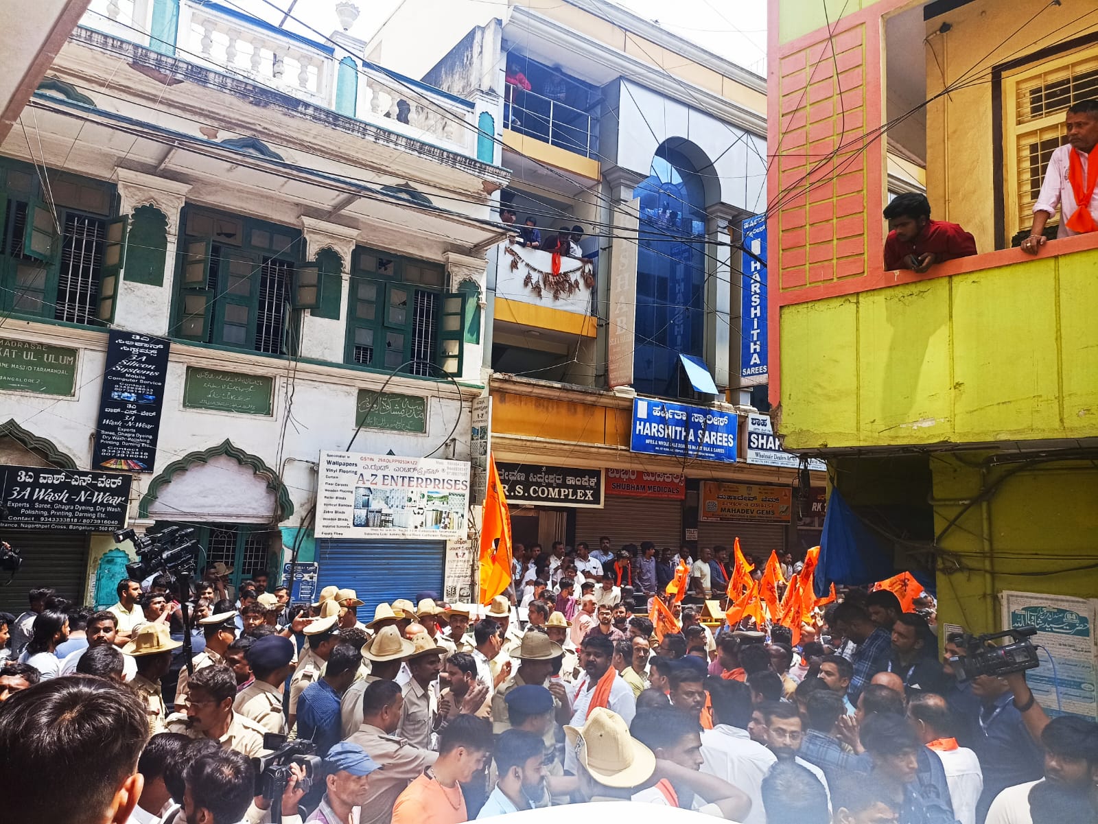 Nagarathpete protest on Tuesday over assault case