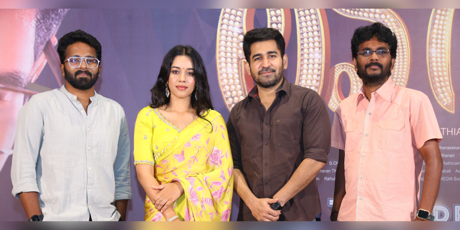 Mirnalini Ravi and Vijay Antony Love Guru in Hyderabad