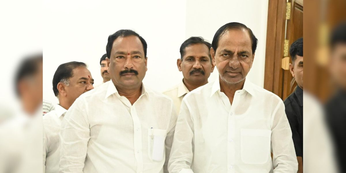 Bethi Subhas Reddy with KCR