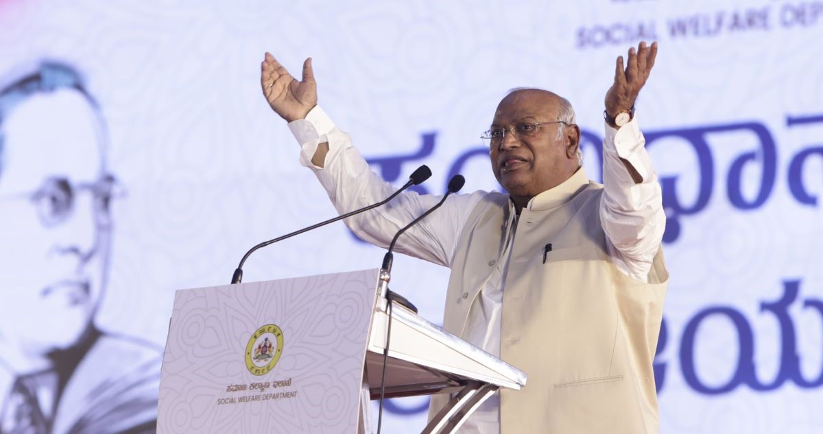 File photo of Mallikarjun Kharge
