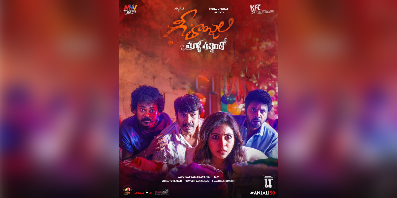Geethanjali Malli Vachindi is directed by Shiva Turlapati