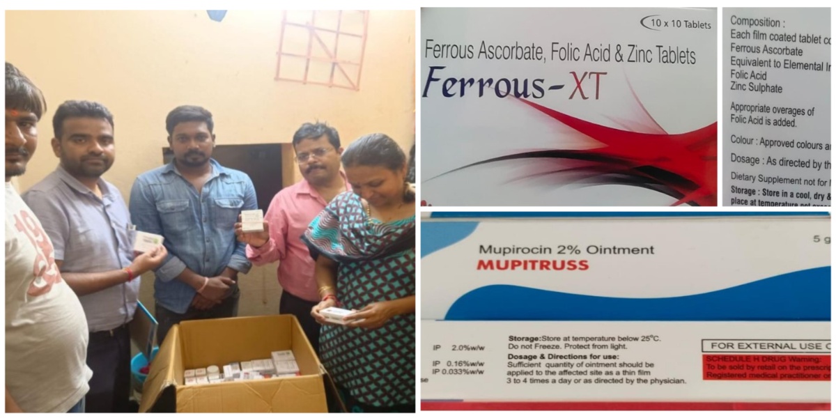 Telangana DCA officials seized stocks of illegal drugs in a recent crackdown (supplied)