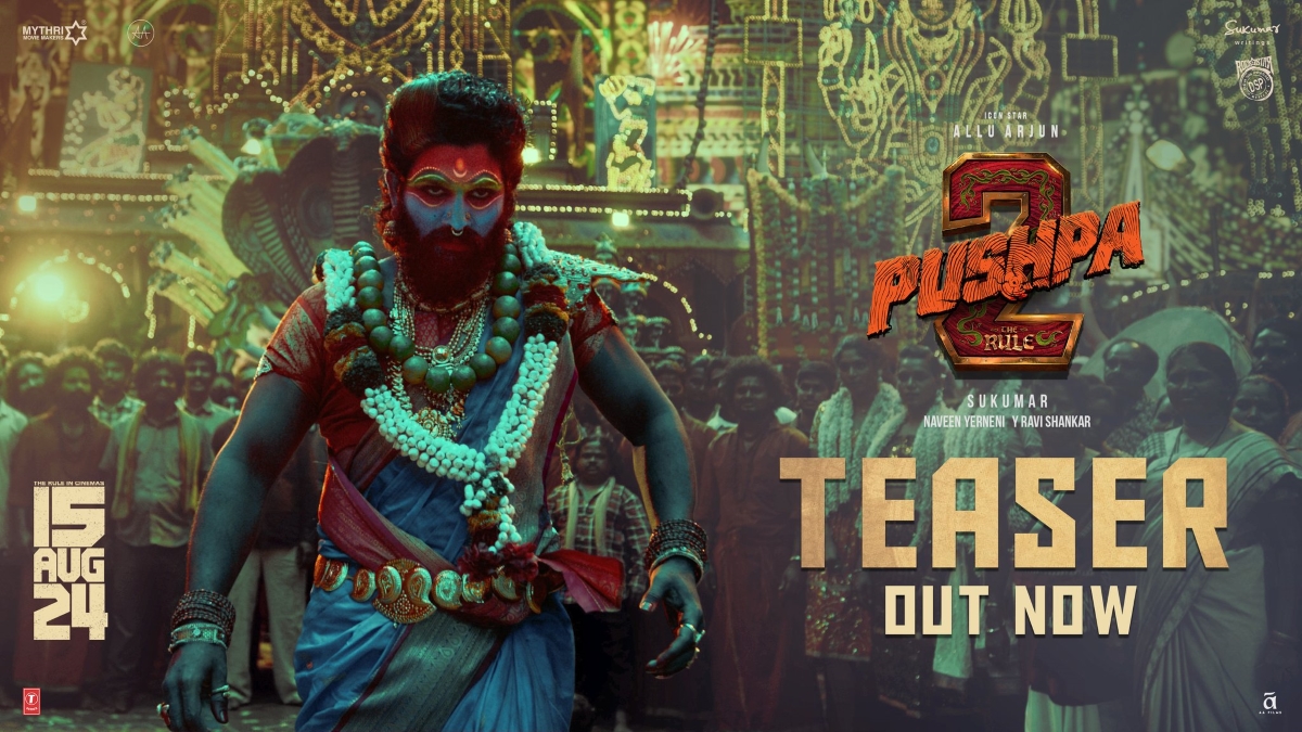 Allu Arjun's Pushpa 2: The Rule teaser out now
