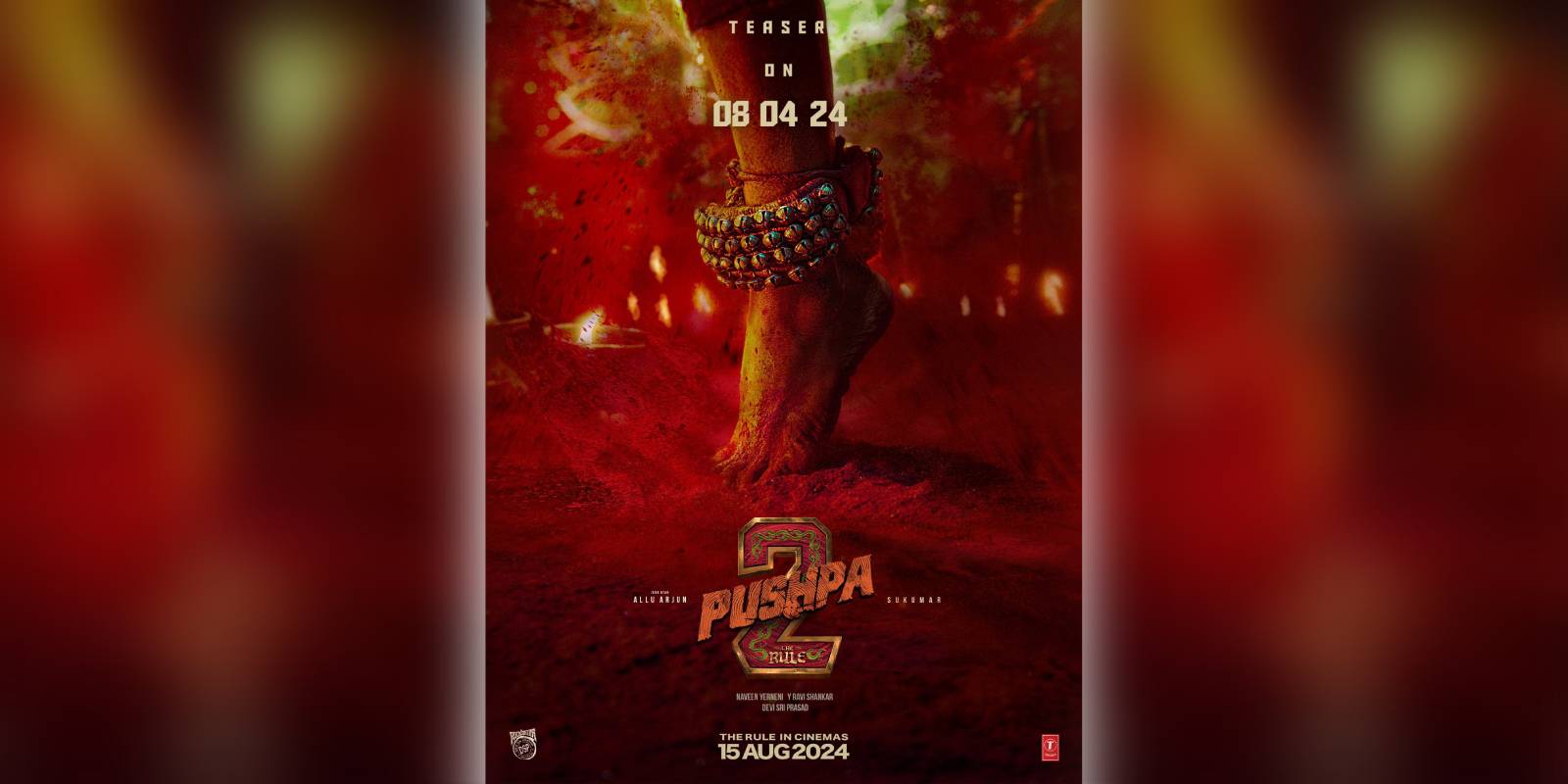 Pushpa 2:The Rule teaser will be out on 8 April