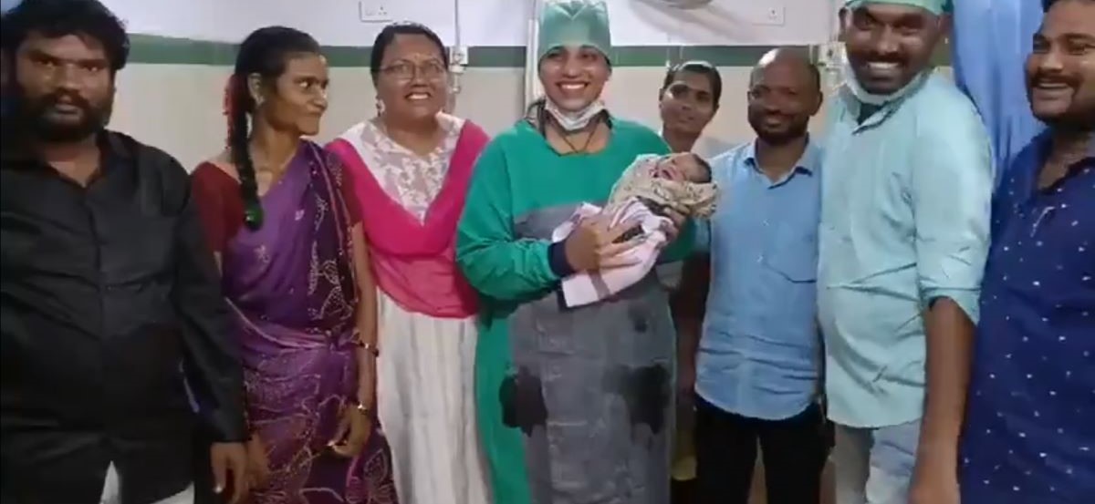 TDP Darsi candidate Lakshmi performs emergency Caesarean