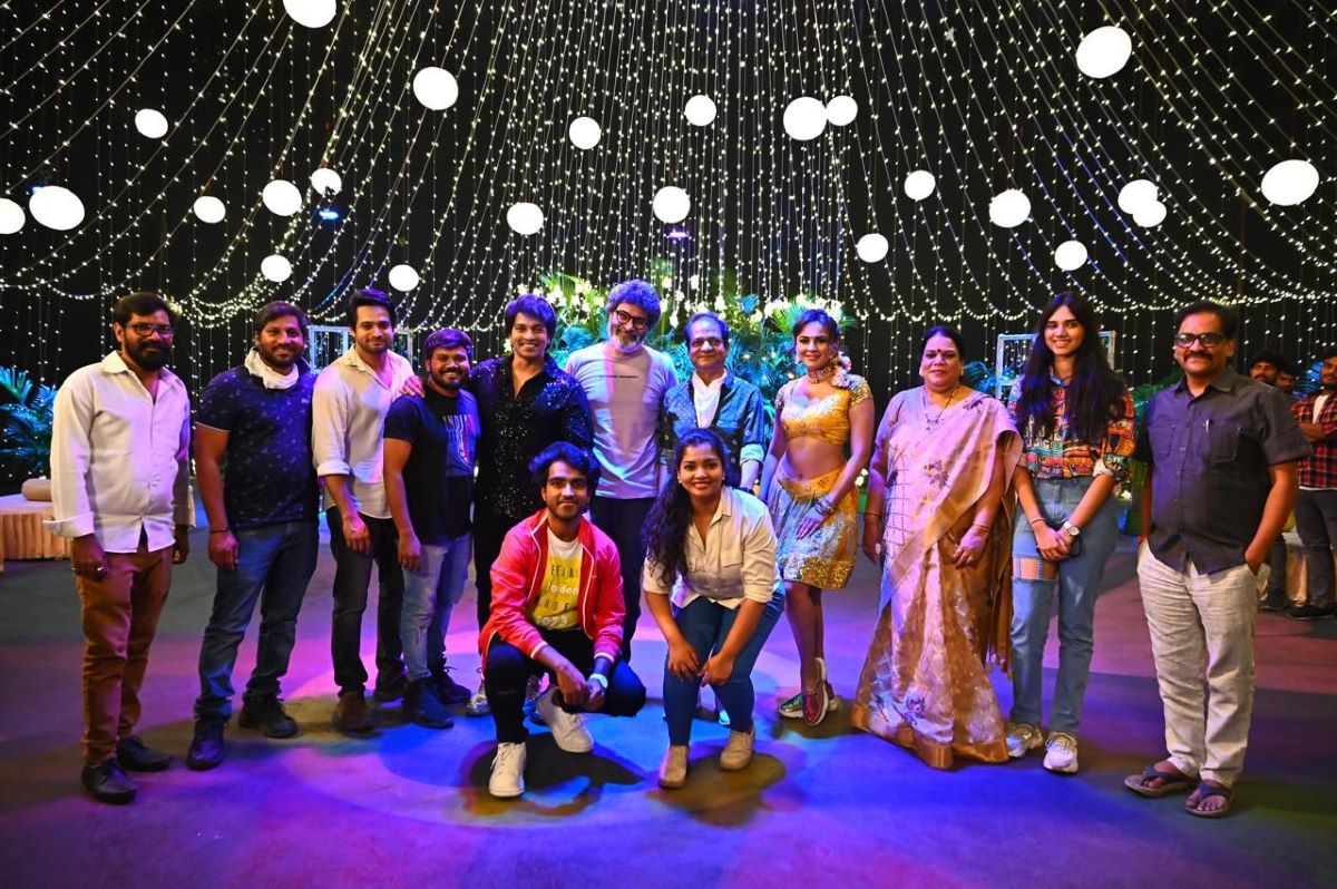 Trivikram on the sets of Usha Parinayam