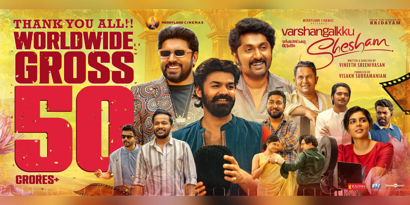 Varshangalkku Shesham grosses ₹50 crore worldwide