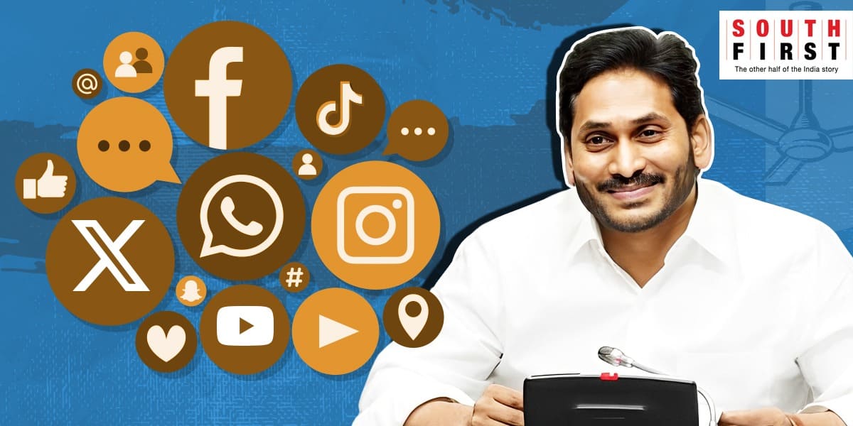 YS Jagan's Social Media. (South First)