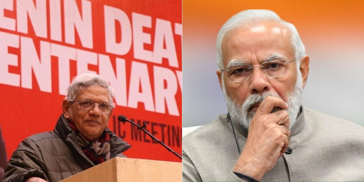 Sitaram Yechury attacks PM Modi