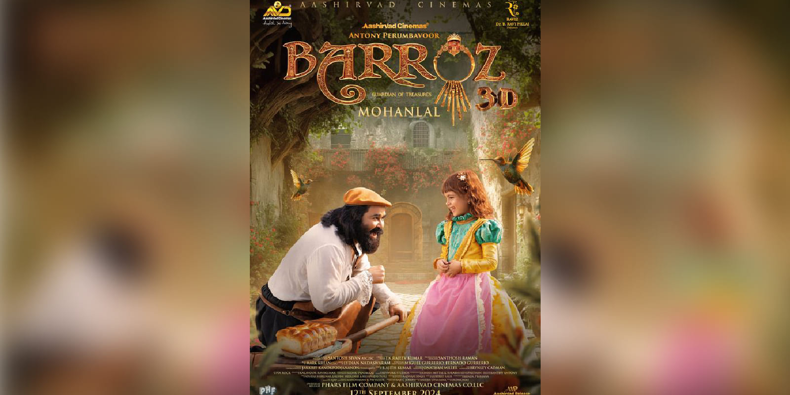 Mohanlal's Barroz gets release date