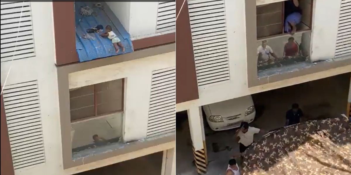 Mother of child rescued from roof dies by suicide