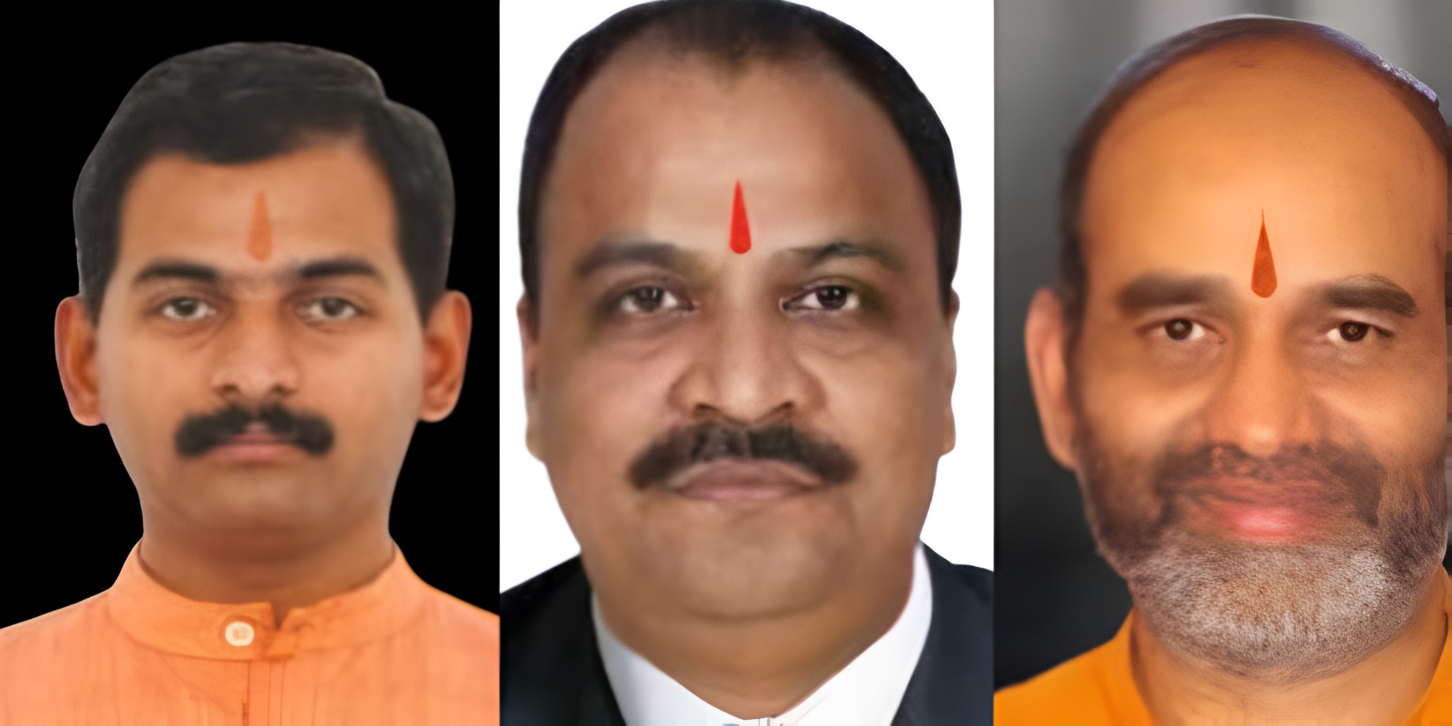 Vinay Bhave, lawyer Sanjeev Punalekar and Virendrasinh Sharadchandra Tawade.