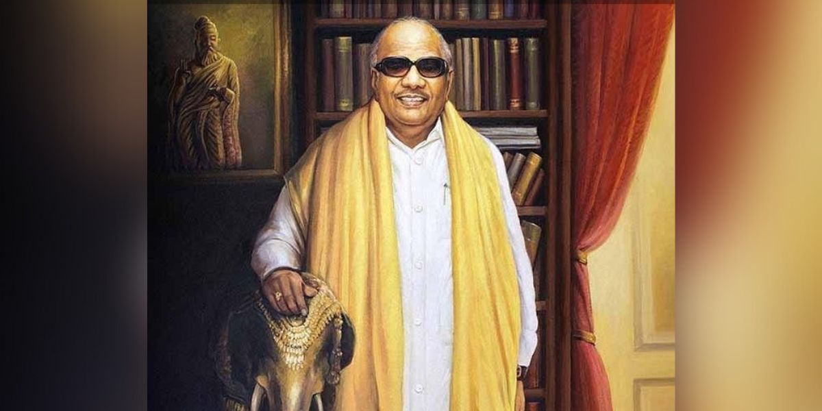 M Karunanidhi. (X)