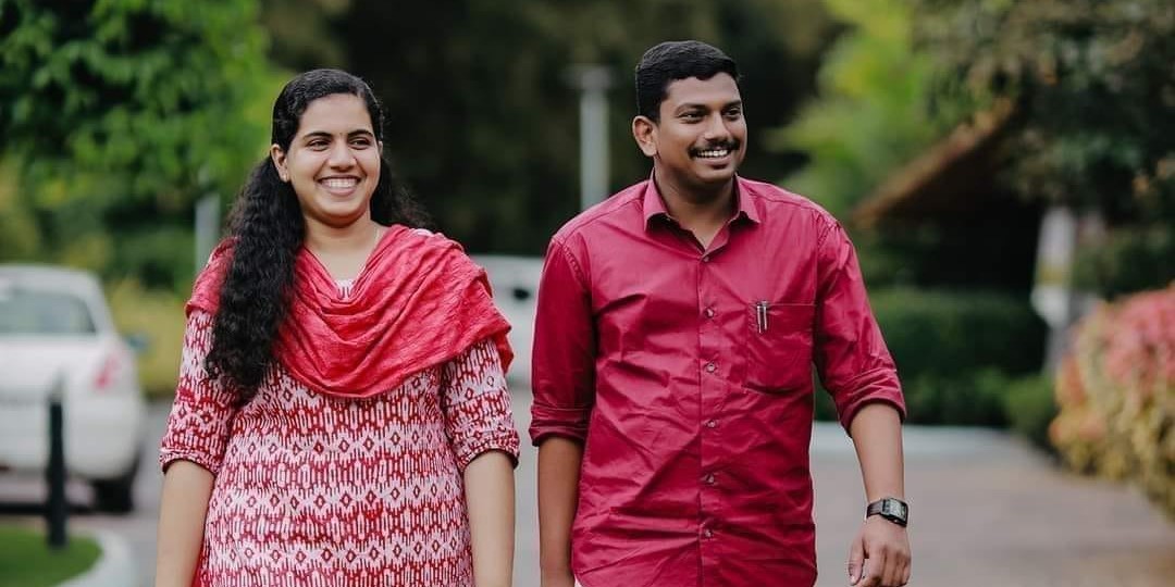 Mayor Arya Rajendran and MLA Sachin Dev.
