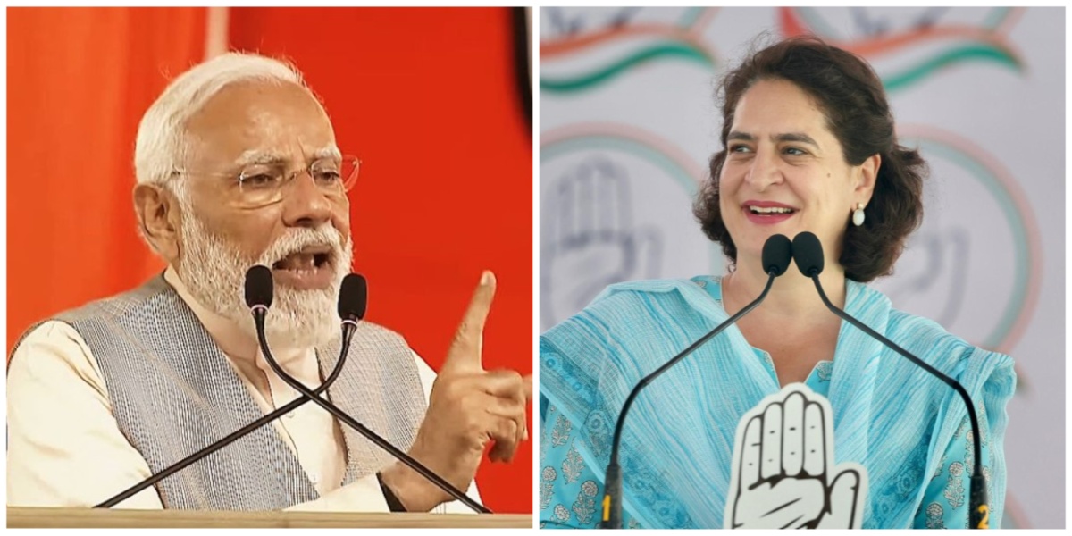 PM Narendra Modi, Congress general secretary Priyanka Gandhi (X)