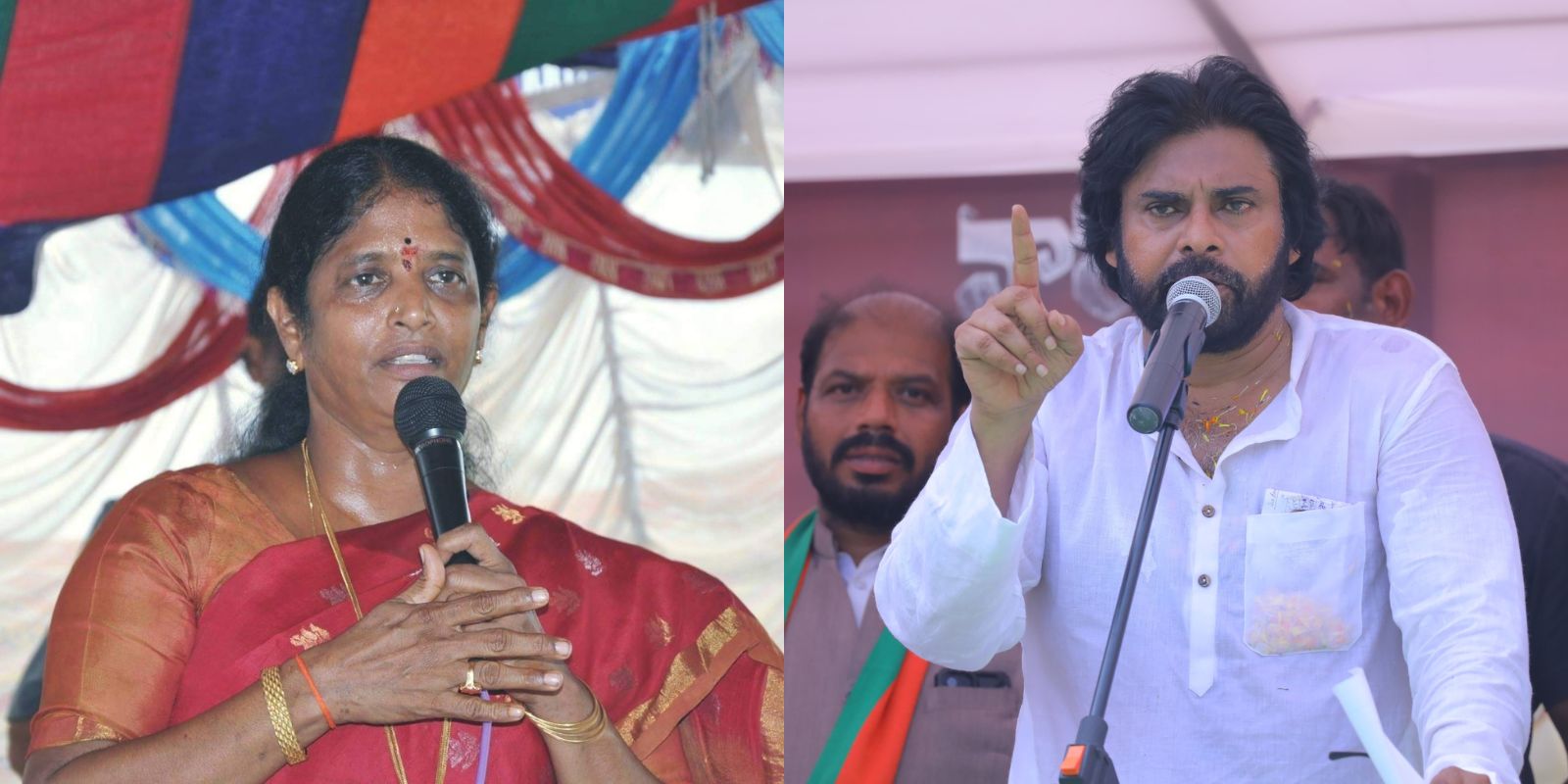Vanga Geetha and Pawan Kalyan