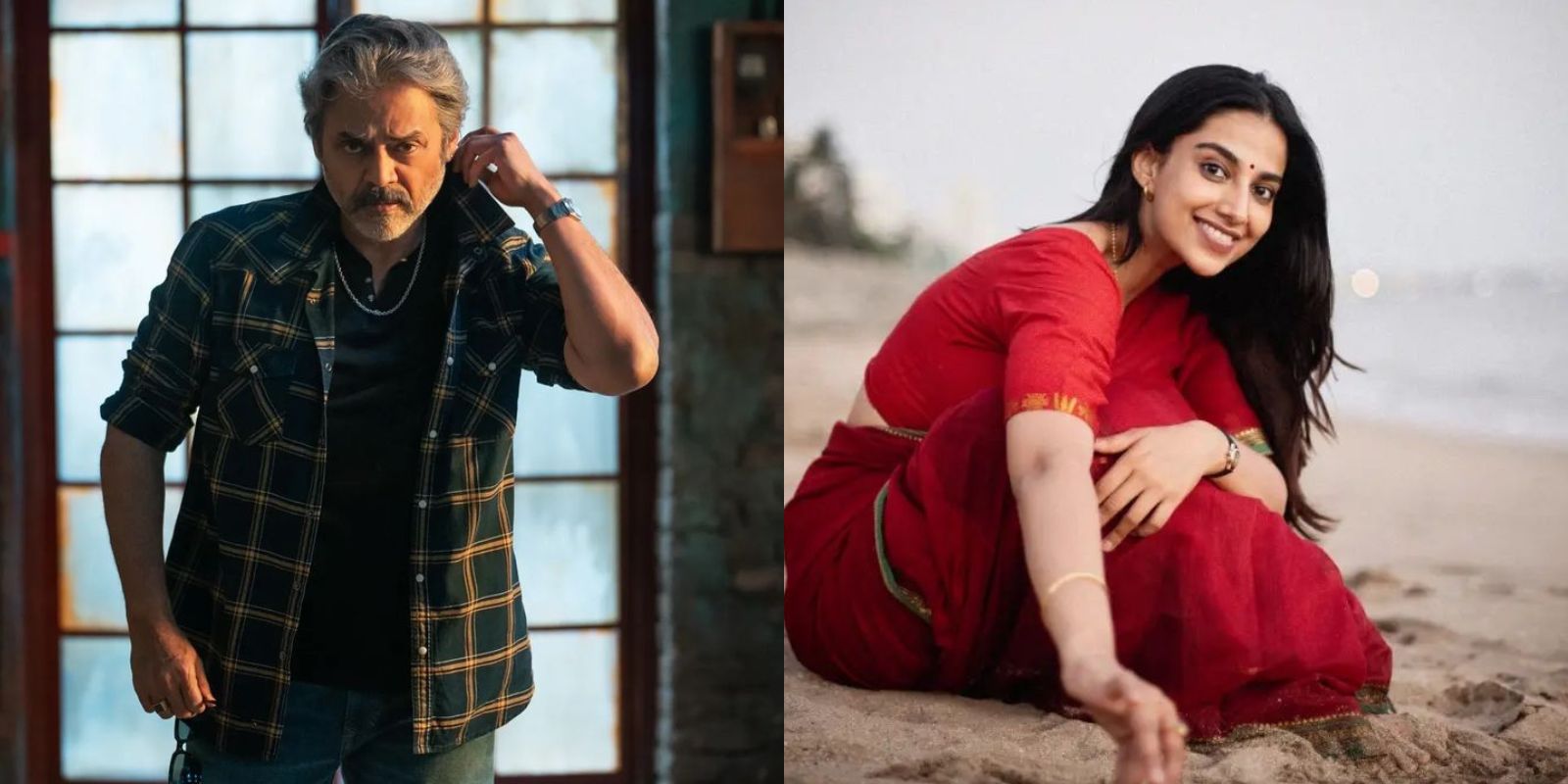 Venkatesh and Meenakshi Chaudhary