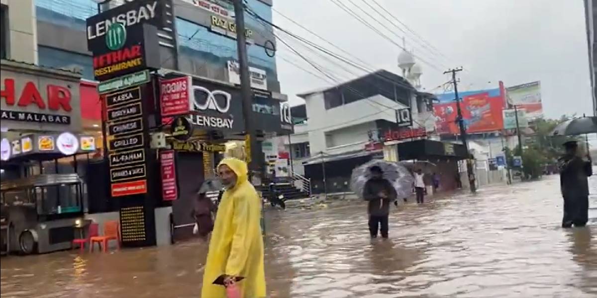 Waterlogging in Kochi.
