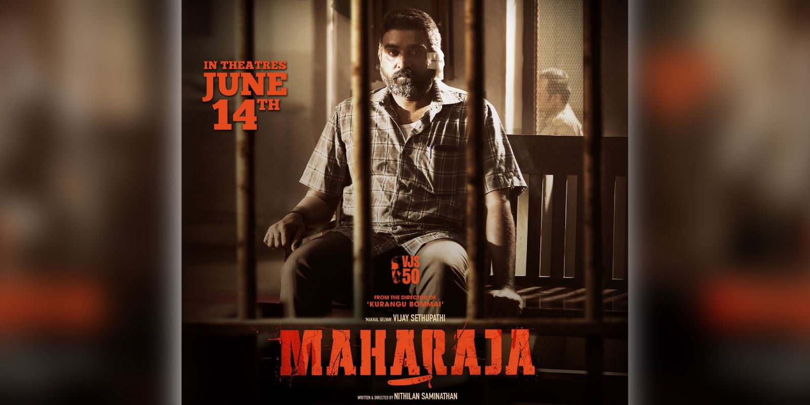 Maharaja marks the 50th film of Vijay Sethupathi