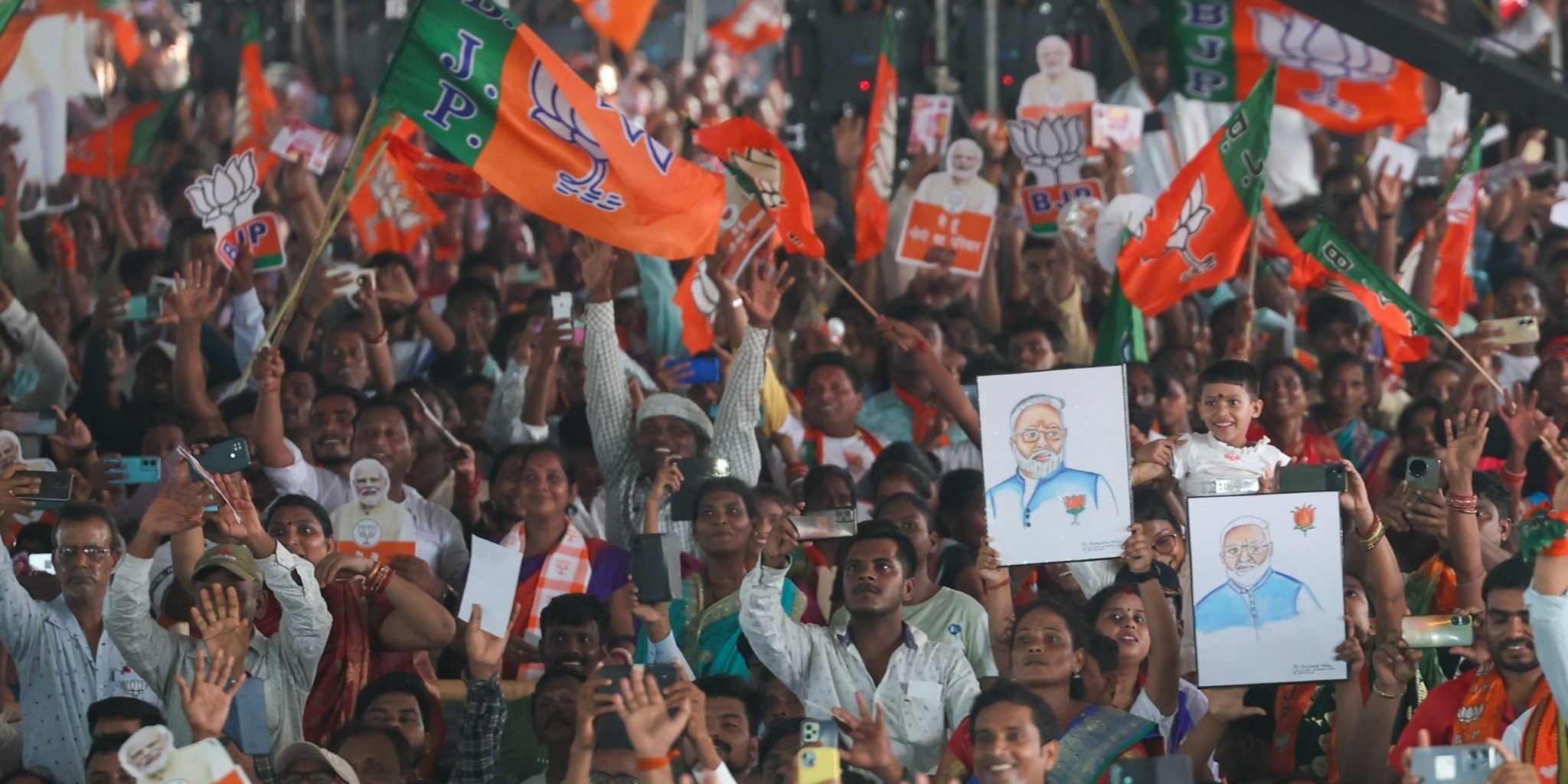 BJP supporters in Kerala