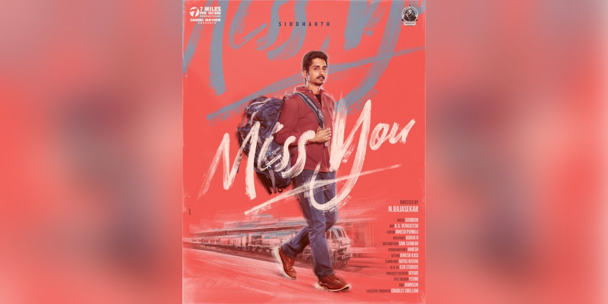First look of Siddharth's Miss You