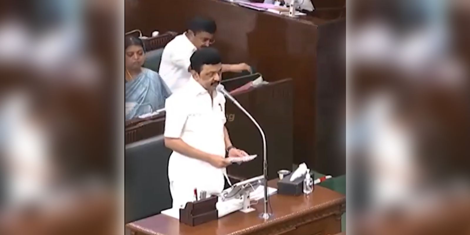 MK Stalin in the Assembly
