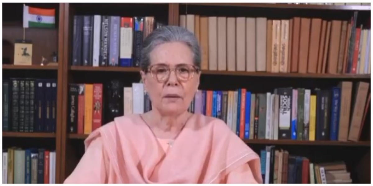 Congress government plays Sonia Gandhi’s video message at official celebrations of Telangana State Formation Day