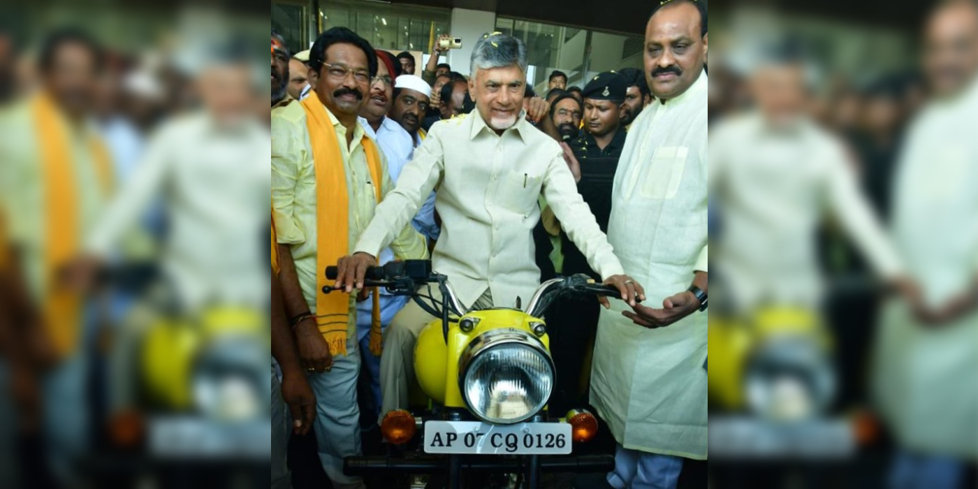TDP national leader N Chandrababu Naidu.