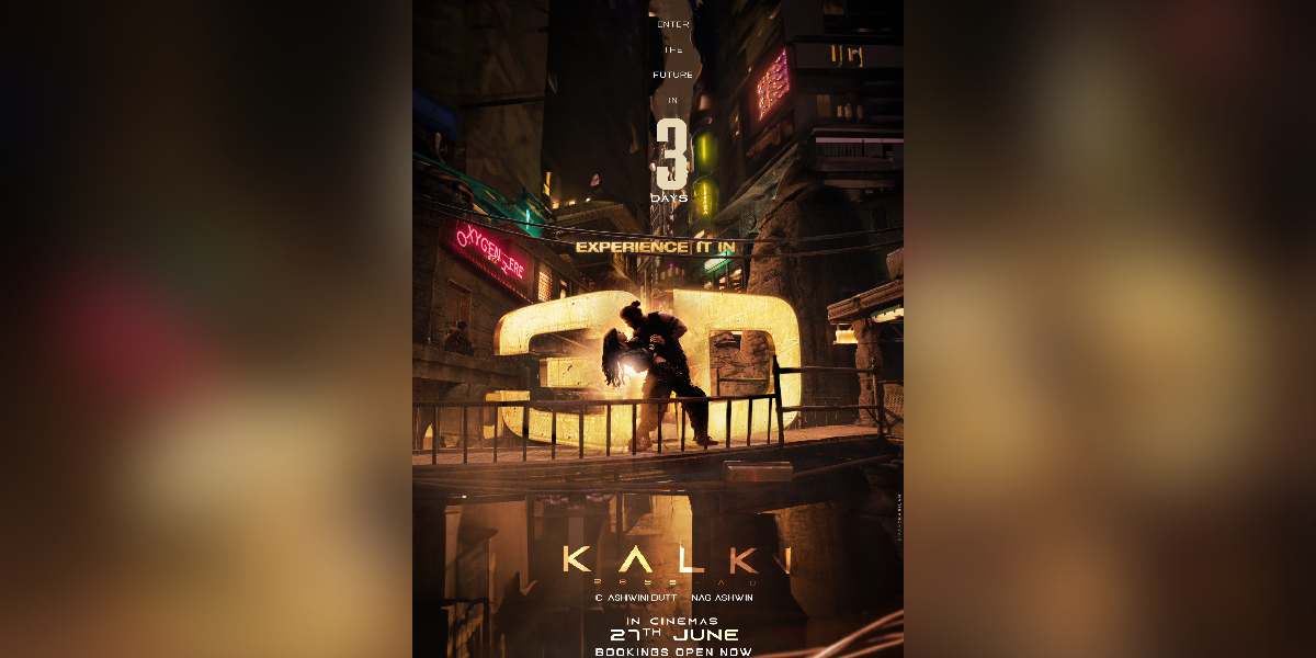 Pre-sales for 'Kalki 2898 AD' began in Karnataka, Telangana and Tamil Nadu on 23 June at 6 pm. (X)
