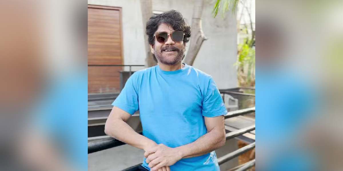 The incident took place when a fan tried to approach Nagarjuna in a crowded area at the airport. (Supplied)