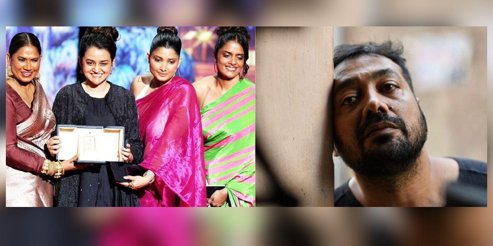 Team Payal Kapadia at Cannes 2024; Anurag Kashyap. (Supplied)