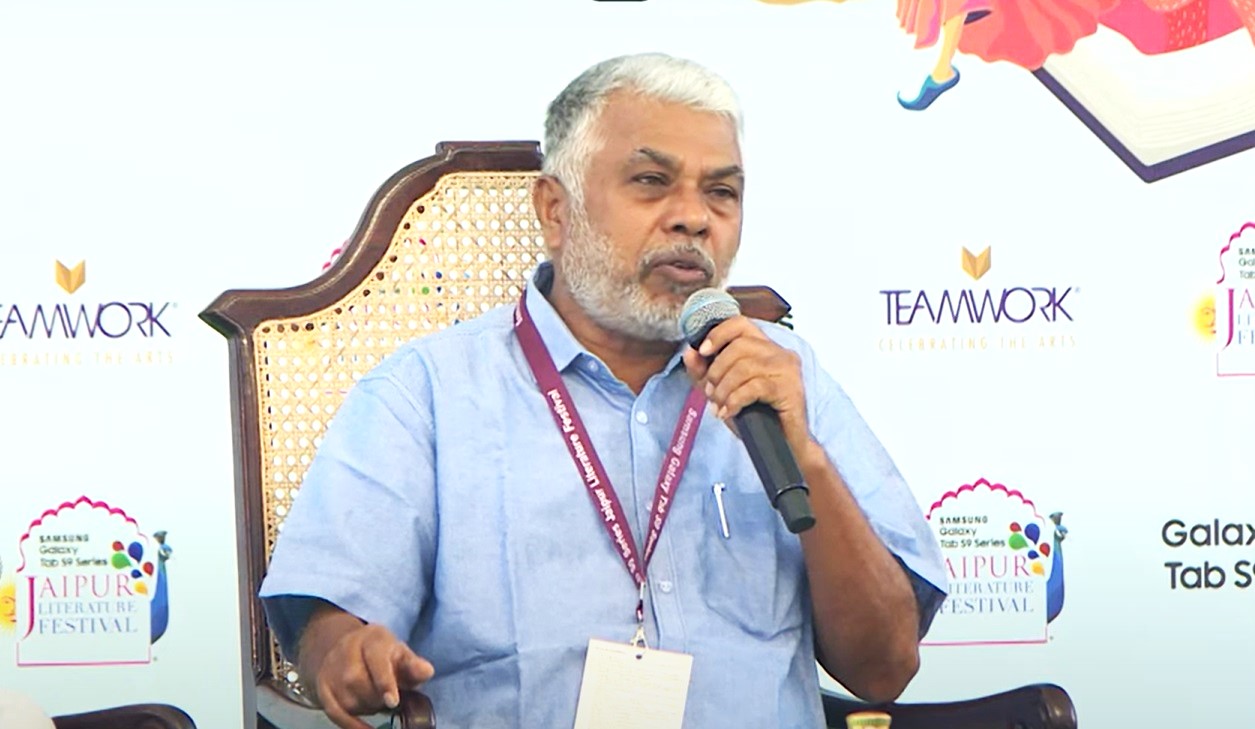 Perumal Murugan at Jaipur Literature Festival.