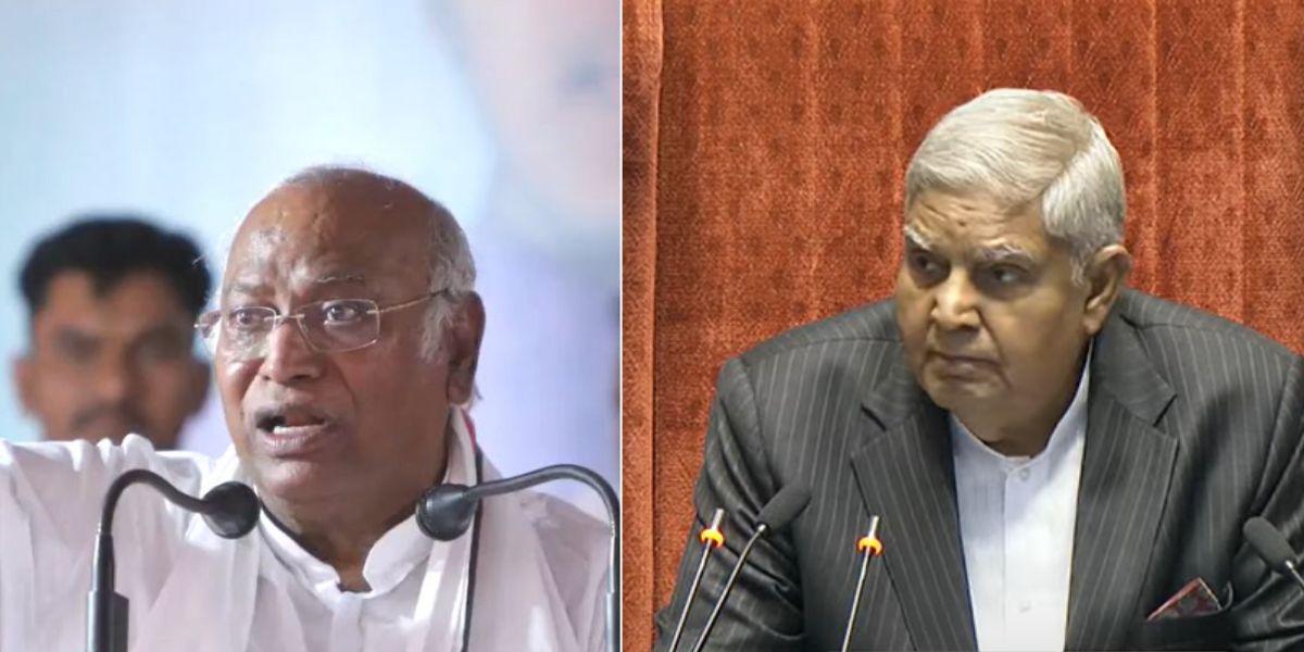 Ruckus in Rajya Sabha as Kharge enters Well of the House over NEET row