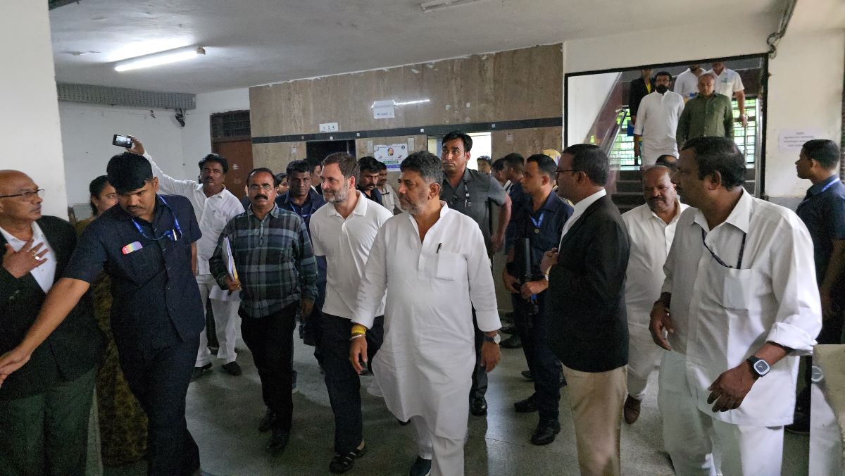 Rahul Gandhi at the Bengaluru court