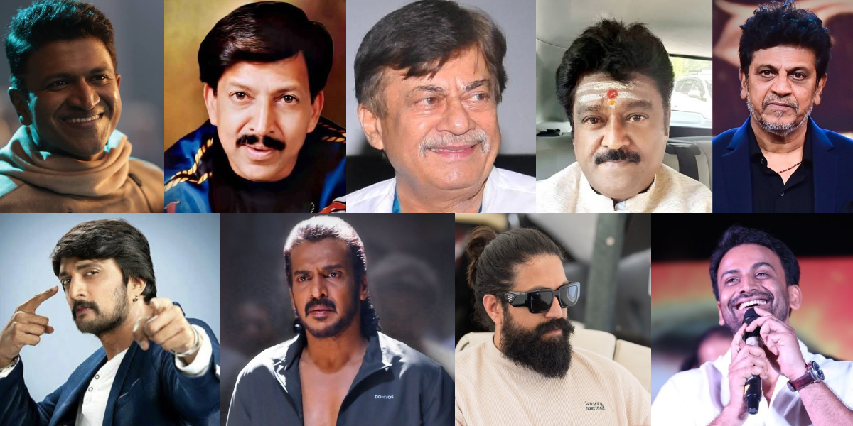 Superstars and mass heroes in Kannada