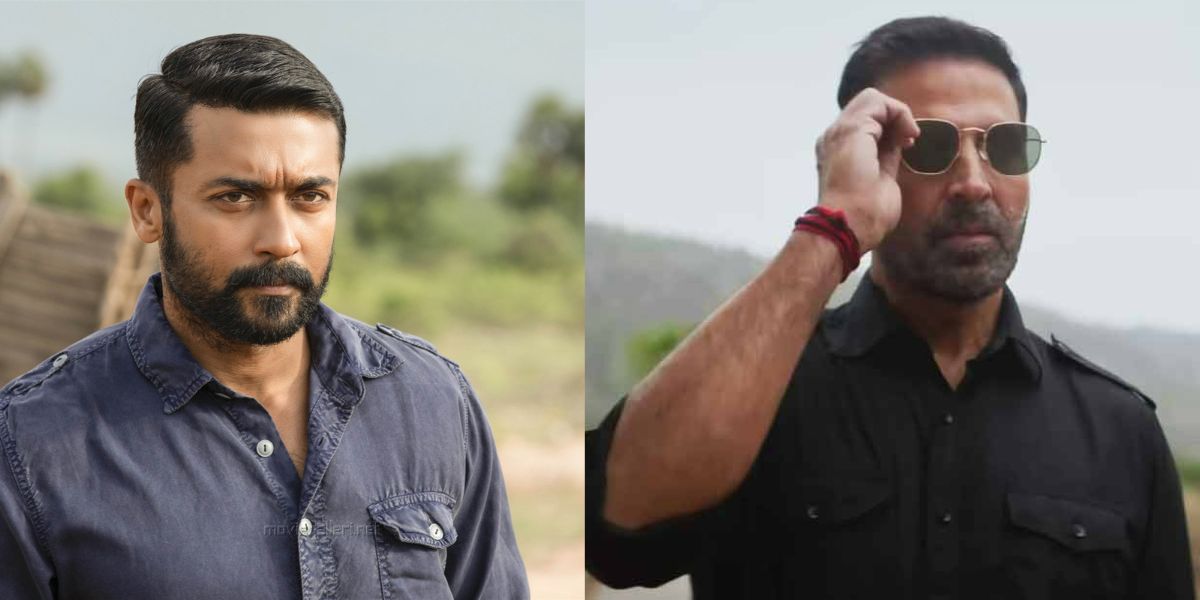 Suriya in 'Soorarai Pottru'; Akshay Kumar in 'Sarfira'. (X)