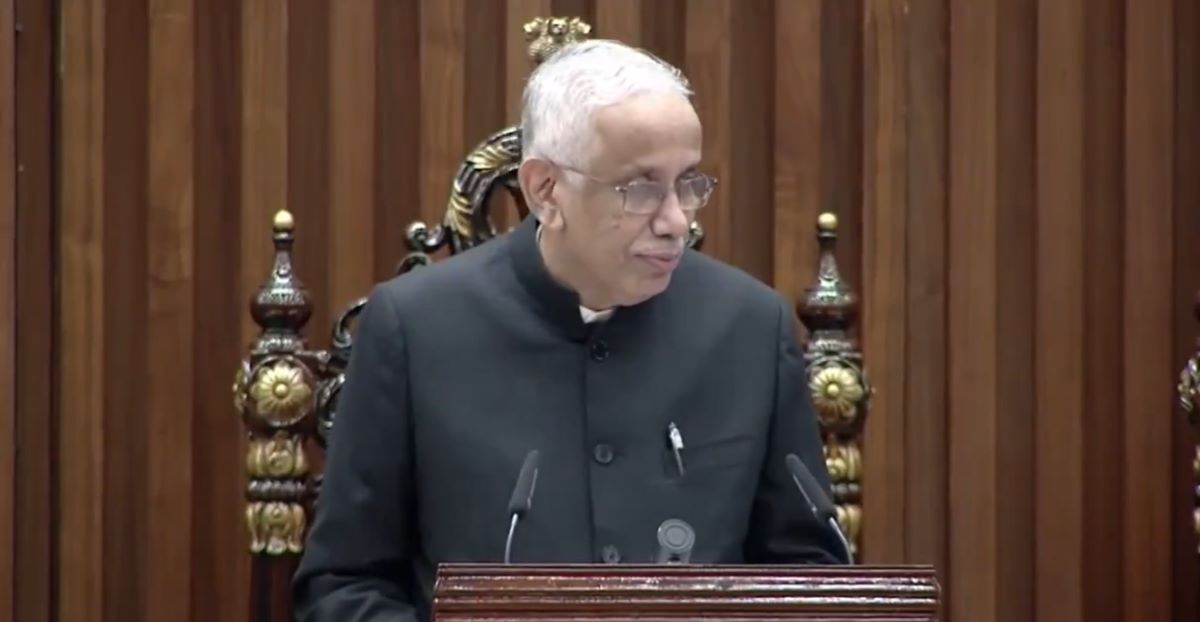 Andhra Pradesh Governor addressing the Assembly