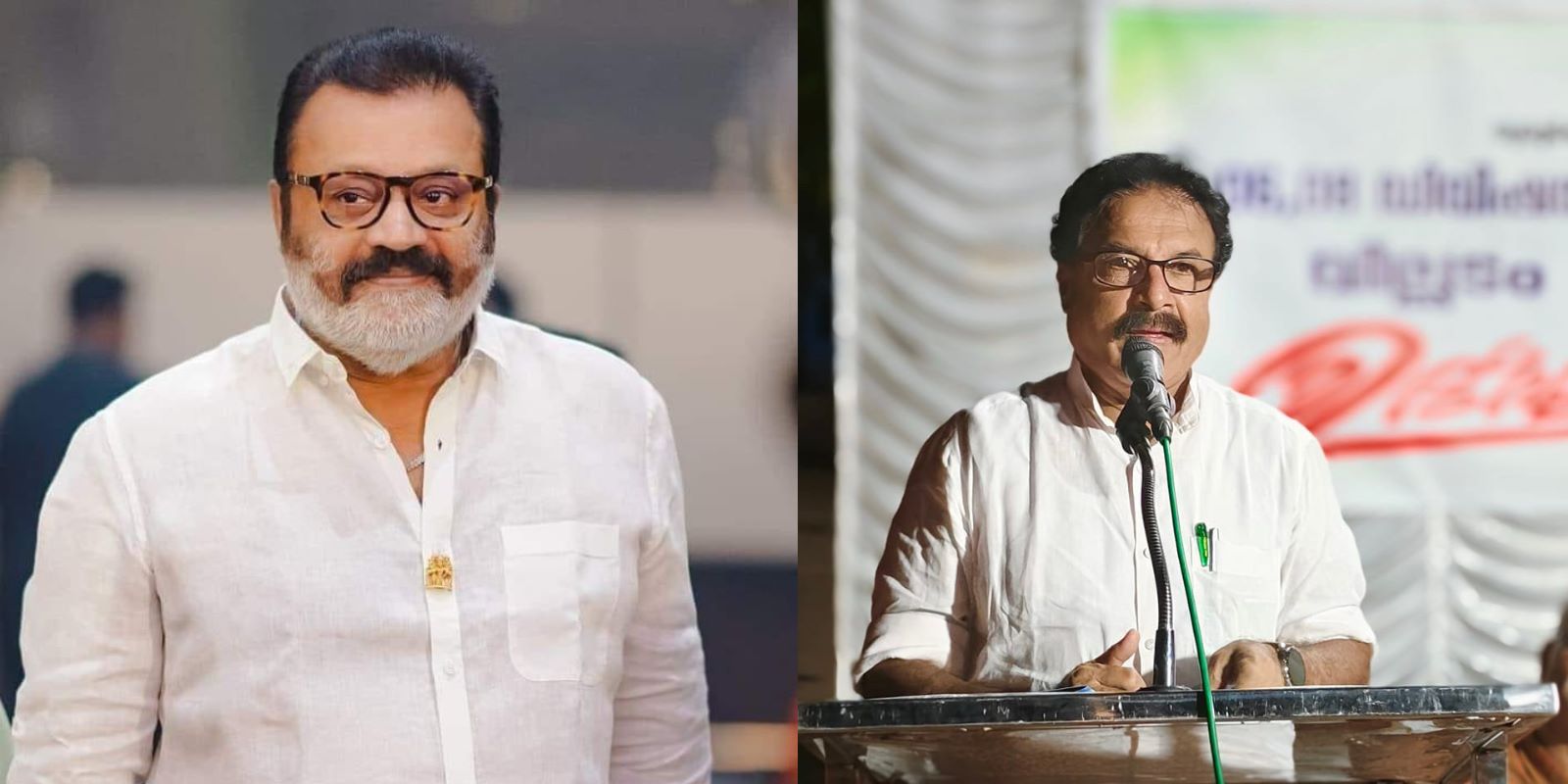 BJP MP Suresh Gopi and LDF Mayor MK Varghese
