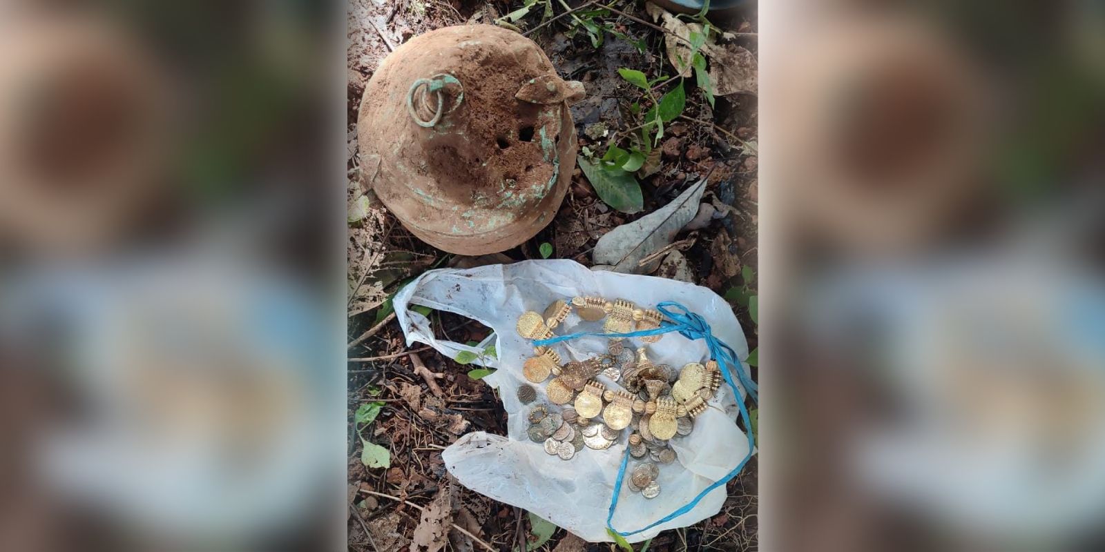 Gold and silver coins found